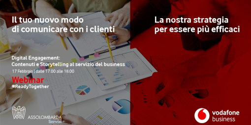 Digital Engagement: contenuti e storytelling al servizio del business - Iscriviti all’evento del 17 febbraio