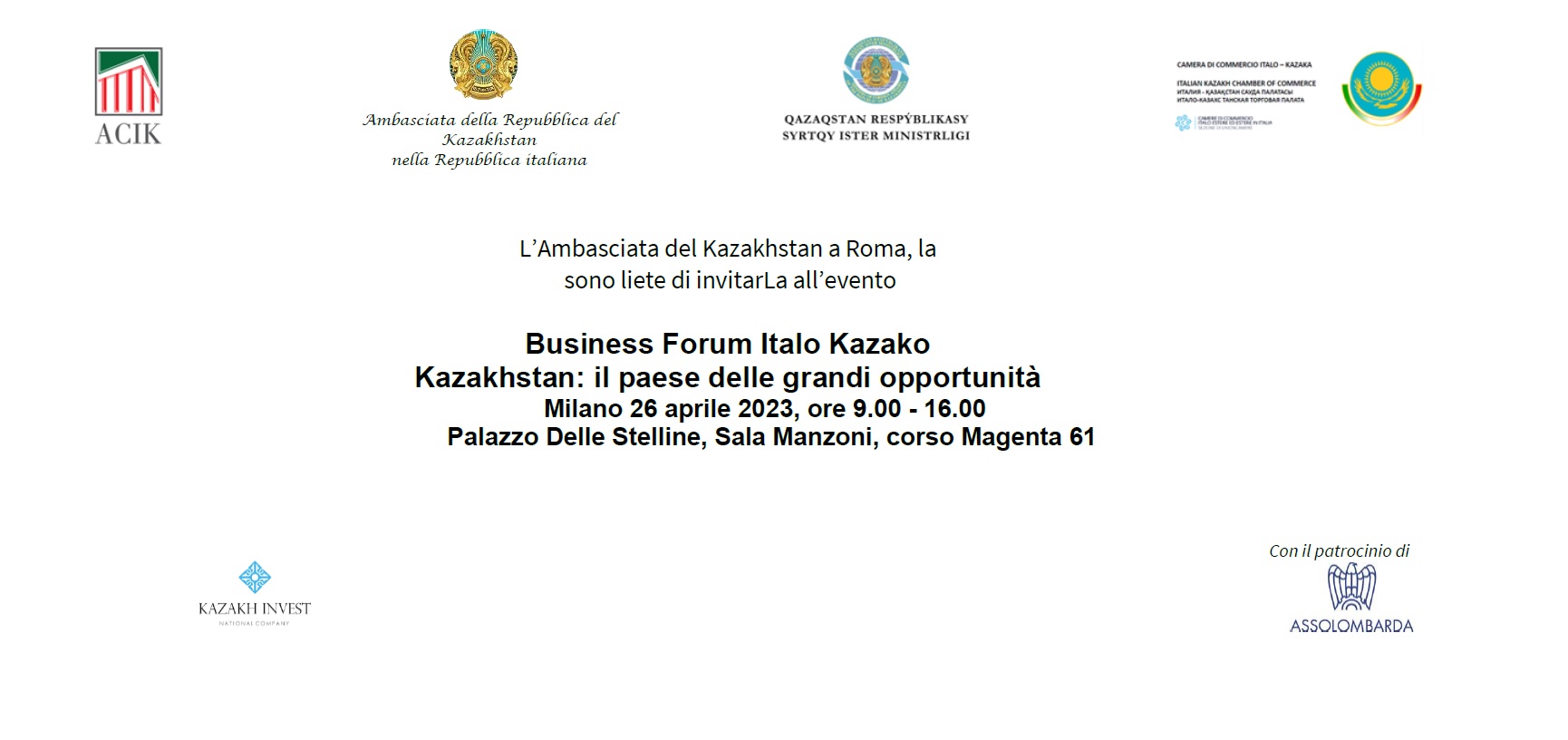 Evento Forum Kazakhstan